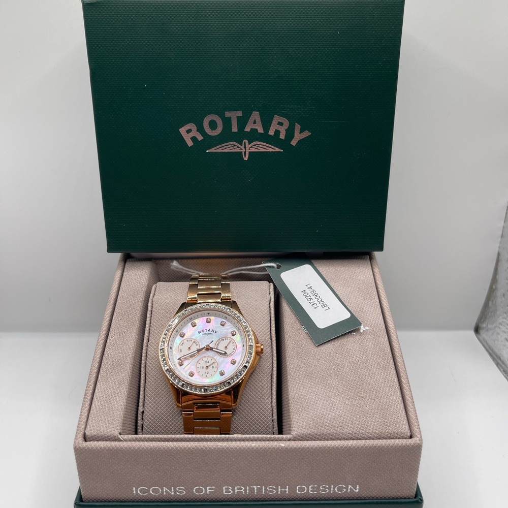Women’s Rotary Swarovski Crystal Watch